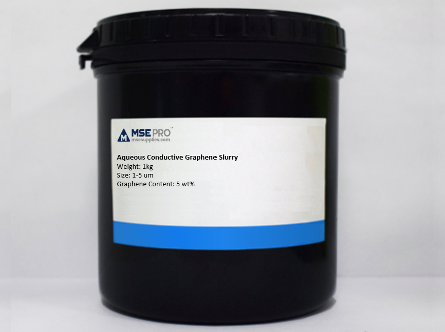 MSE PRO Aqueous Conductive Graphene Slurry, 1kg, Chemicals and Compounds, MSE Supplies LLC, MSE Supplies