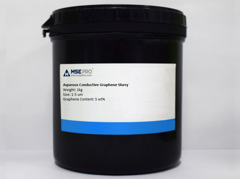 MSE PRO Aqueous Conductive Graphene Slurry, 1kg, Chemicals and Compounds, MSE Supplies LLC, MSE Supplies