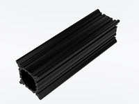 MSE PRO Black Anodic Oxidation Optical Construction Guides (95 x 95 mm) - MSE Supplies LLC
