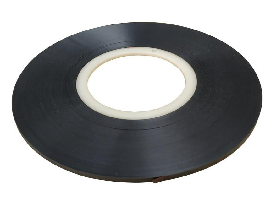 MSE PRO Black Hot Melt Adhesive (Polymer Tape) for Heat Sealing Pouch Cell Tabs (200m L x 7mm W x 0.1mm T), Battery Consumables, MSE Supplies LLC, MSE Supplies