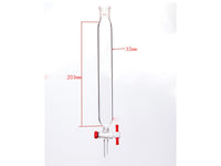MSE PRO Chromatography Column, φ32mm, Effective Length 203mm, Aperture of the Gate: 2mm, 19/22