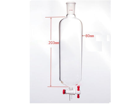 MSE PRO Chromatography Column, φ80mm, Effective Length 203mm, Aperture of the Gate: 4mm, 24/40