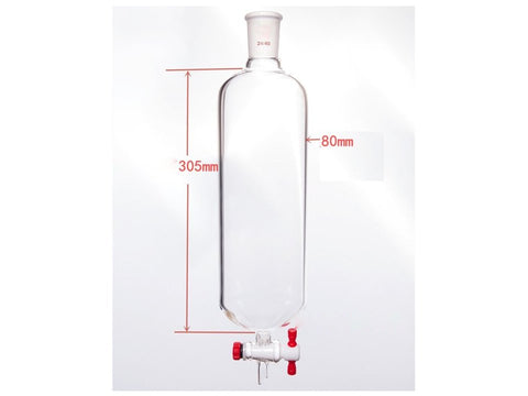 MSE PRO Chromatography Column, φ80mm, Effective Length 305mm, Aperture of the Gate: 4mm, 24/40