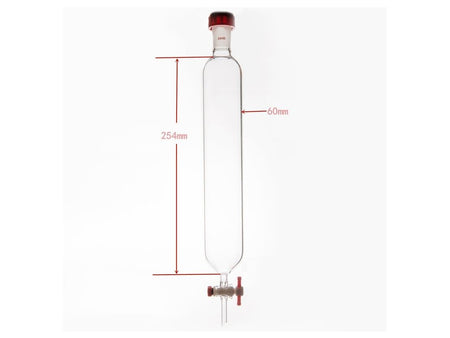 MSE PRO Chromatography Column, External Threads, φ60mm, Effective Length: 254mm
