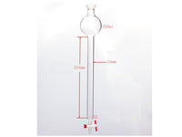 MSE PRO Chromatography Column with Sand Plate Storage Ball, 35/20, φ26mm, Effective Length: 254mm, 250mL - MSE Supplies LLC