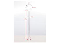 MSE PRO Chromatography Column with Sand Plate Storage Ball, 35/20, φ26mm, Effective Length: 457mm, 500mL