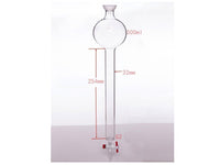 MSE PRO Chromatography Column with Sand Plate Storage Ball, 35/20, φ32mm, Effective Length: 254mm, 500mL - MSE Supplies LLC