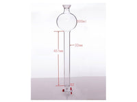 MSE PRO Chromatography Column with Sand Plate Storage Ball, 35/20, φ32mm, Effective Length: 457mm, 500mL - MSE Supplies LLC