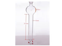 MSE PRO Chromatography Column with Sand Plate Storage Ball, 35/20, φ46mm, Effective Length: 203mm, 500mL - MSE Supplies LLC