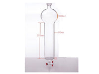 MSE PRO Chromatography Column with Sand Plate Storage Ball, 35/20, φ80mm, Effective Length: 203mm, 1000mL