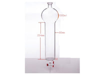 MSE PRO Chromatography Column with Sand Plate Storage Ball, 35/20, φ80mm, Effective Length: 254mm, 1000mL