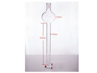MSE PRO Chromatography Column with Storage Ball, 24/40, φ26mm, Effective Length 305mm, Storage Ball: 250mL - MSE Supplies LLC