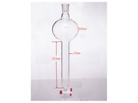 MSE PRO Chromatography Column with Storage Ball, 24/40, φ32mm, Effective Length 203mm, Storage Ball: 500mL - MSE Supplies LLC