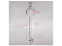 MSE PRO Chromatography Column with Storage Ball, 24/40, φ32mm, Effective Length 457mm, Storage Ball: 500mL