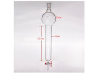 MSE PRO Chromatography Column with Storage Ball, 24/40, φ46mm, Effective Length 203mm, Storage Ball: 500mL
