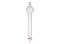 MSE PRO Chromatography Column with Storage Ball, 24/40, φ46mm, Effective Length 305mm, Storage Ball: 500mL - MSE Supplies LLC
