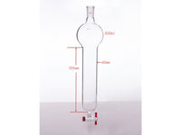 MSE PRO Chromatography Column with Storage Ball, 24/40, φ60mm, Effective Length 305mm, Storage Ball: 1000mL - MSE Supplies LLC