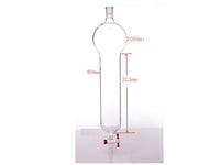 MSE PRO Chromatography Column with Storage Ball, 24/40, φ80mm, Effective Length 203mm, Storage Ball: 1000mL - MSE Supplies LLC