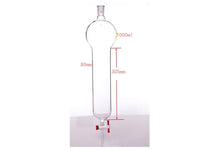 MSE PRO Chromatography Column with Storage Ball, 24/40, φ80mm, Effective Length 305mm, Storage Ball: 1000mL