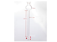 MSE PRO Chromatography Column with Storage Ball, 35/20, φ17mm, Effective Length: 305mm, Storage Ball: 100mL