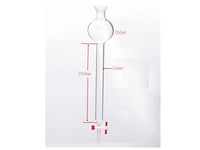 MSE PRO Chromatography Column with Storage Ball, 35/20, φ26mm, Effective Length: 203mm, Storage Ball: 250mL