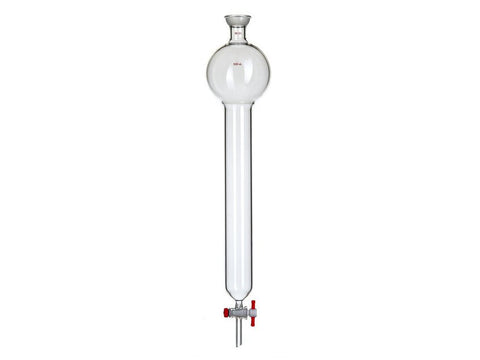MSE PRO Chromatography Column with Storage Ball, 35/20, φ46mm, Effective Length: 305mm, Storage Ball: 500mL