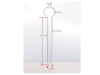 MSE PRO Chromatography Column with Storage Ball, 35/20, φ46mm, Effective Length: 457mm, Storage Ball: 500mL