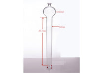 MSE PRO Chromatography Column with Storage Ball, 35/20, φ60mm, Effective Length: 457mm, Storage Ball: 1000mL