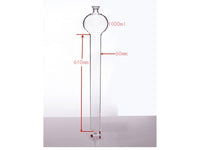 MSE PRO Chromatography Column with Storage Ball, 35/20, φ60mm, Effective Length: 610mm, Storage Ball: 1000mL