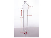 MSE PRO Chromatography Column with Storage Ball, 35/20, φ80mm, Effective Length: 457mm, Storage Ball: 1000mL