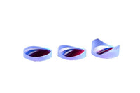 MSE PRO Circular BK7 Cylindrical Plano-Concave Lenses with 1/4 Wave MgF<sub>2</sub> Coating@550nm, Ø1", Optics, MSE Supplies LLC, MSE Supplies