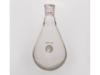 MSE PRO Coating, Thick-Walled Eggplant-Shaped Bottle for Rotary Evaporation, High Strength, Grinding Mouth: 14/20, 100mL