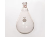MSE PRO Coating, Thick-Walled Eggplant-Shaped Bottle for Rotary Evaporation, High Strength, Grinding Mouth: 14/20, 200mL