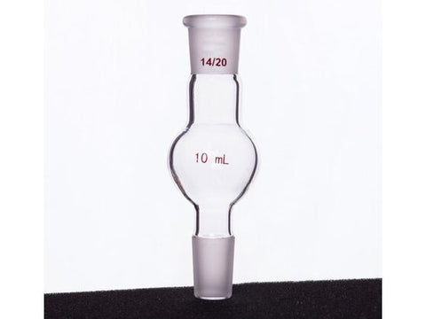 MSE PRO Continuous Distillation Ball, 14/20, 10mL, Ball Outer Diameter: 31mm, Total Height: 85mm
