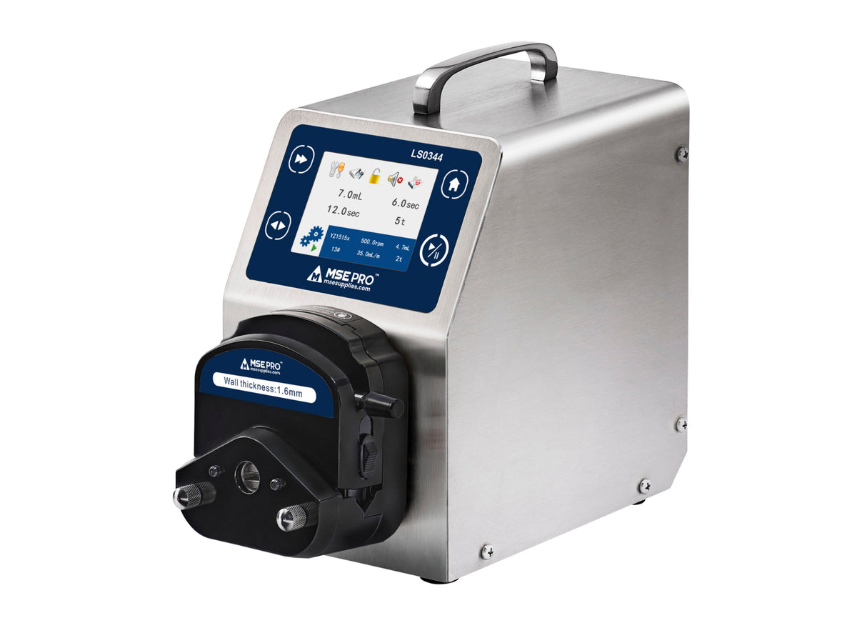 MSE PRO Digital Distribution Peristaltic Pump with Touch Screen, Max Speed 100rpm, Pump Systems, MSE Supplies LLC, MSE Supplies