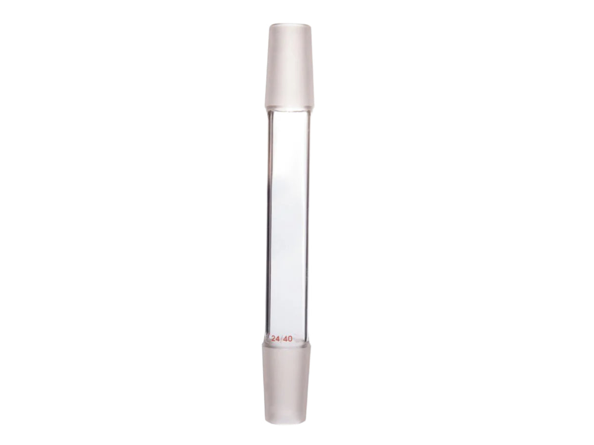 MSE PRO Double External Grinding Mouth Connection Joint, 24/40, Grinding Mouth Distance (Excluding Grinding Mouth): 120mm