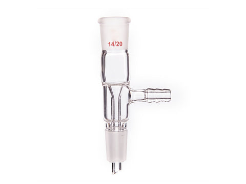 MSE PRO Filter Joint, Small Nozzle Outer Diameter 8mm, Grinding Mouth: 14/20 - MSE Supplies LLC