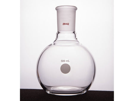 MSE PRO Flat Bottom Flask, Grinding Mouth: 29/42, 500mL