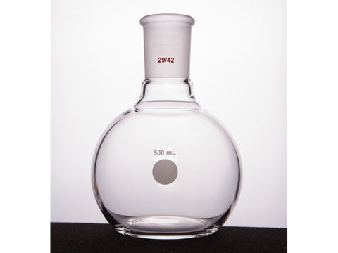 MSE PRO Flat Bottom Flask, Grinding Mouth: 29/42, 500mL