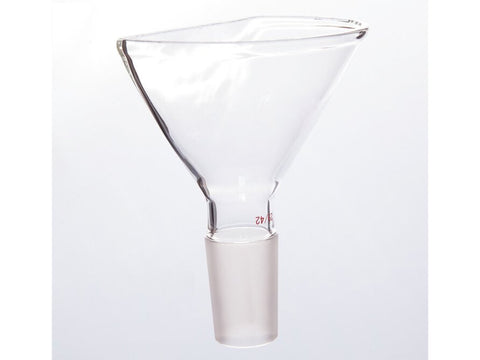 MSE PRO Flat Funnel, Top Diameter: 100mm, Grinding Mouth: 29/42