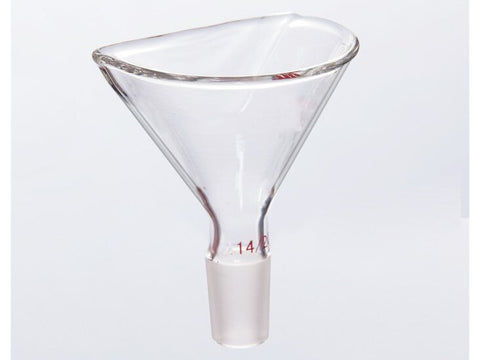 MSE PRO Flat Funnel, Top Diameter: 50mm, Grinding Mouth: 14/20