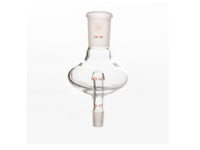 MSE PRO Flat Splash-Proof Balls, Upper Mouth: 24/40, Lower Mouth: 14/20, 100mL - MSE Supplies LLC