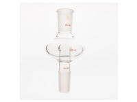 MSE PRO Flat Splash-Proof Balls, Upper Mouth: 24/40, Lower Mouth: 24/40, 100mL - MSE Supplies LLC