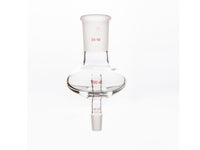 MSE PRO Flat Splash-Proof Balls, Upper Mouth: 29/42, Lower Mouth: 19/22, 100mL - MSE Supplies LLC