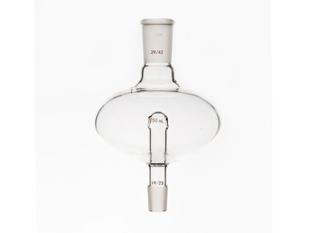 MSE PRO Flat Splash-Proof Balls, Upper Mouth: 29/42, Lower Mouth: 19/22, 250mL - MSE Supplies LLC