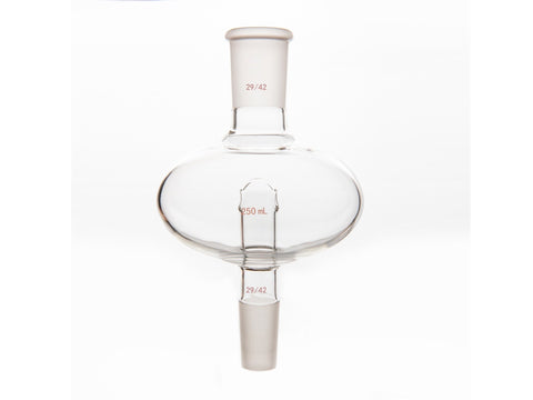 MSE PRO Flat Splash-Proof Balls, Upper Mouth: 29/42, Lower Mouth: 29/42, 250mL - MSE Supplies LLC