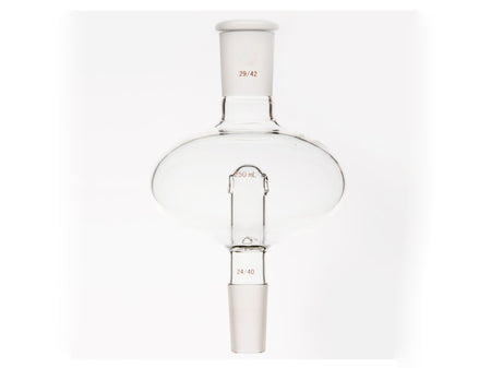 MSE PRO Flat Splash-Proof Balls, with Backflow Hole, Upper Mouth: 29/42, Lower Mouth: 24/40, 250mL - MSE Supplies LLC