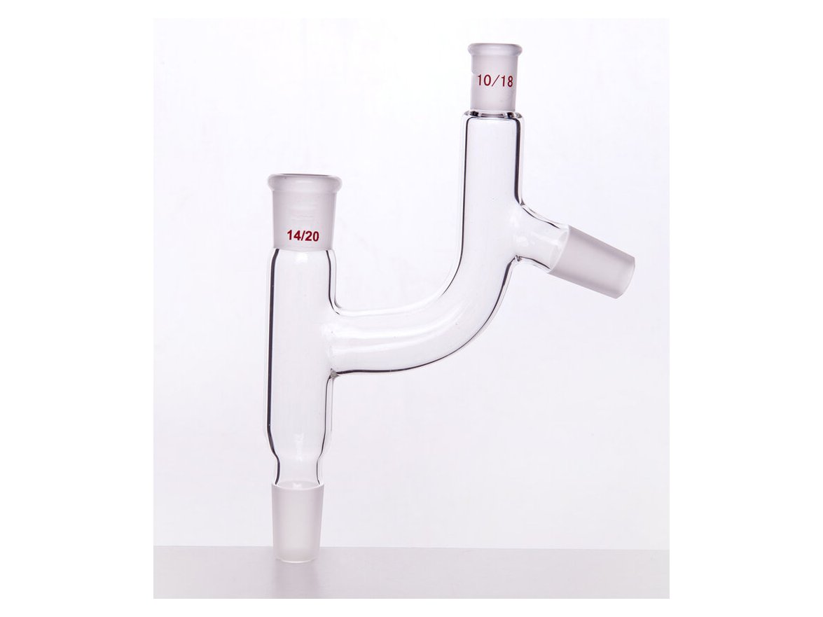 MSE PRO Fractionation Head, Grinding Mouth: 14/20, Thermometer Insertion Depth: 50 - MSE Supplies LLC