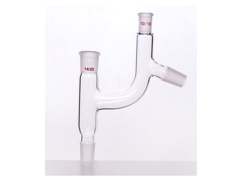 MSE PRO Fractionation Head, Grinding Mouth: 14/20, Thermometer Insertion Depth: 50 - MSE Supplies LLC