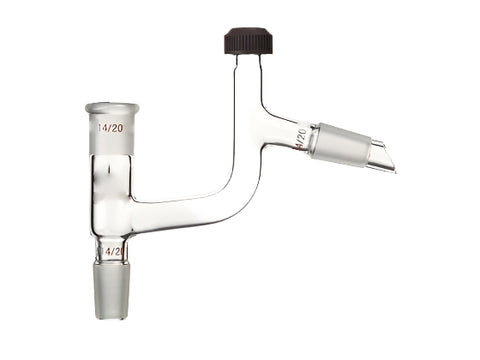 MSE PRO Fractionation Head, with Thermometer Sleeve, Grinding Mouth: 14/20